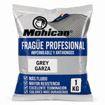 Fragüe fluido Mohican de 1 kg impermeable y antihongos para juntas