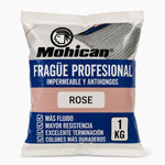 Fragüe fluido Mohican de 1 kg impermeable y antihongos para juntas