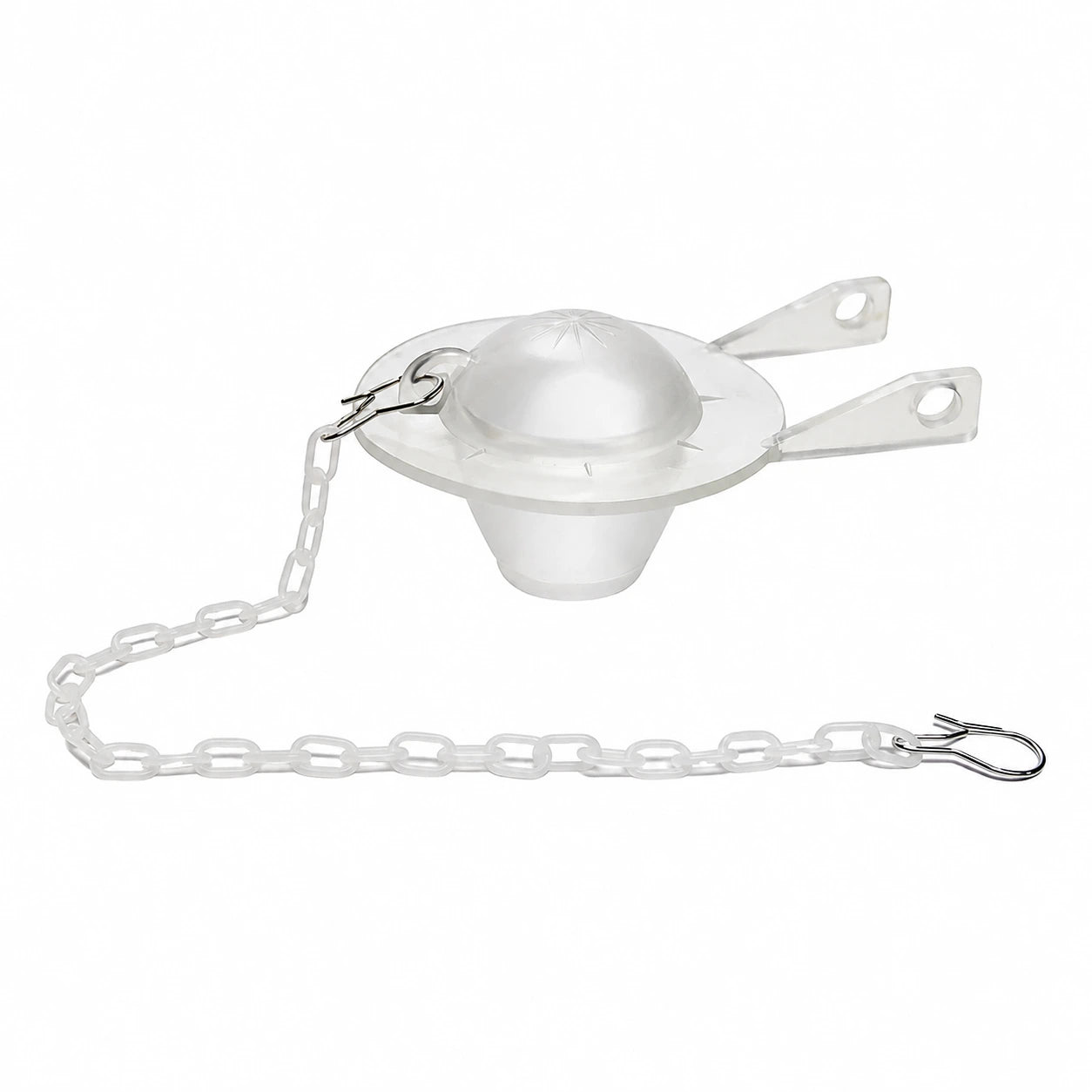 Flapper Silicona Para Estanque Wc Con Cadena Plastica