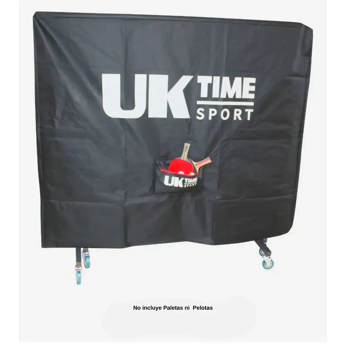 Funda mesa ping pong Uktime impermeable protegiendo la mesa de exterior.