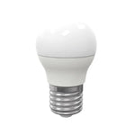 Ampolleta mini bola LEDde 6W y luz cálida con base E27 de la marca Stanford