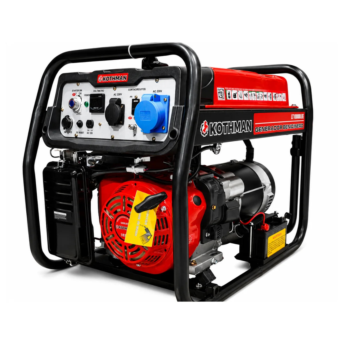 Generador bencinero Kothman LT10000LBE 8.000 W con partida eléctrica