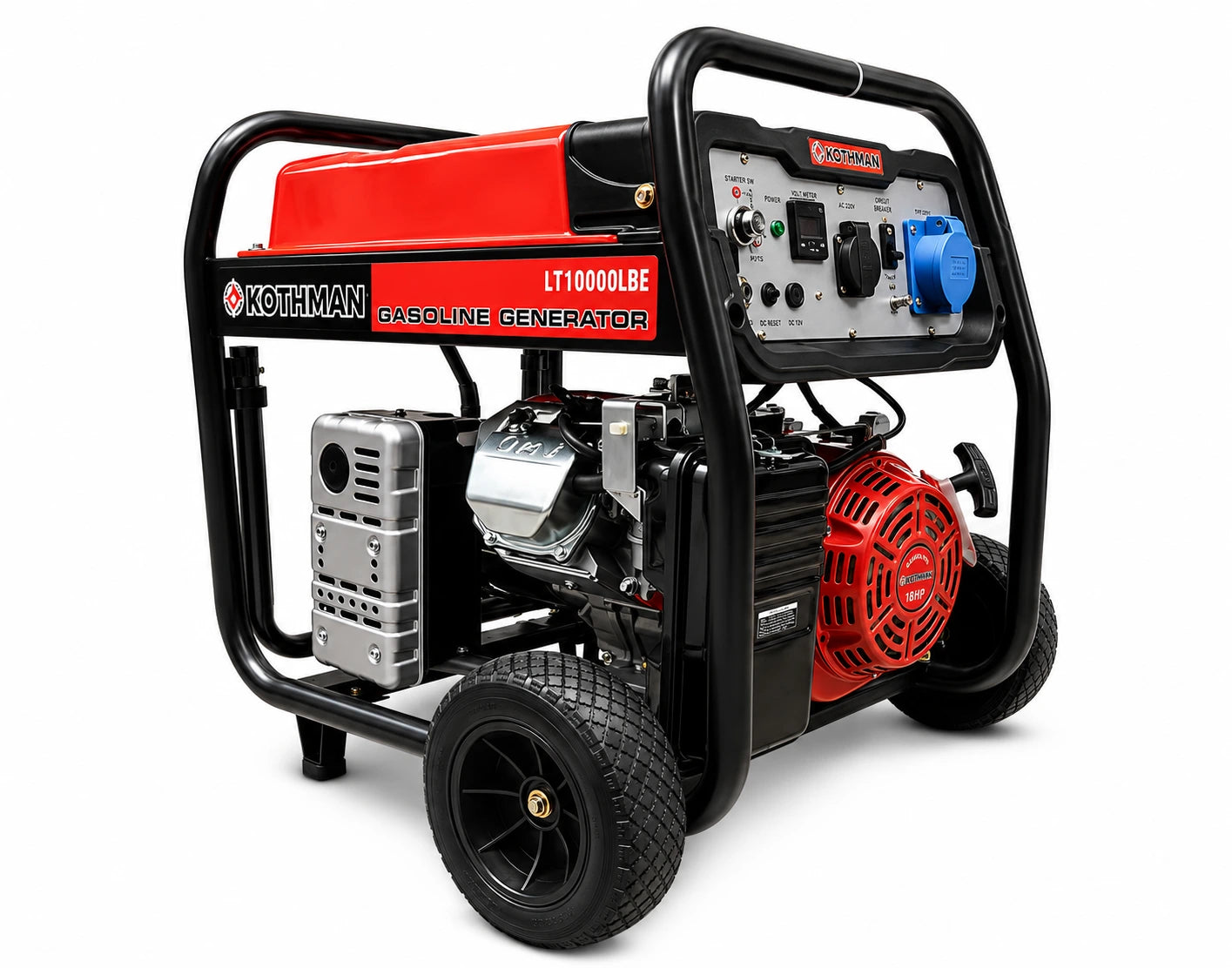 Generador bencinero Kothman LT10000LBE 8.000 W con partida eléctrica