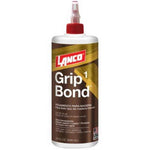 Cola fría Lanco Grip Bond 1 de color blanco, adhesivo PVA de uso escolar, carpintería y manualidades para pegar madera y materiales porosos.
