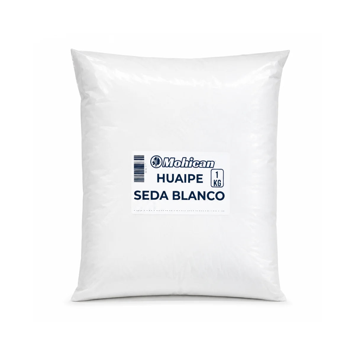 Huaipe de seda blanco Mohican bolsa de 1 kg