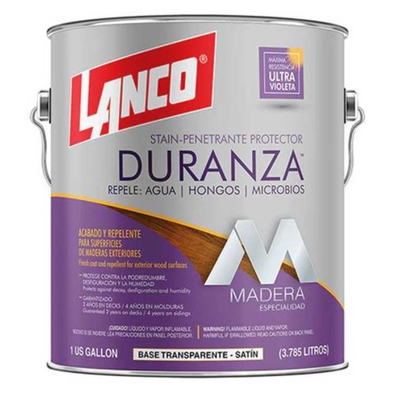 Protector impregnate Lanco Duranza transparente para madera.