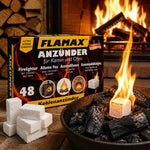 Iniciadores de fuego Flamax con 48 pastillas para parrillas