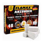 Iniciadores de fuego Flamax con 48 pastillas para parrillas