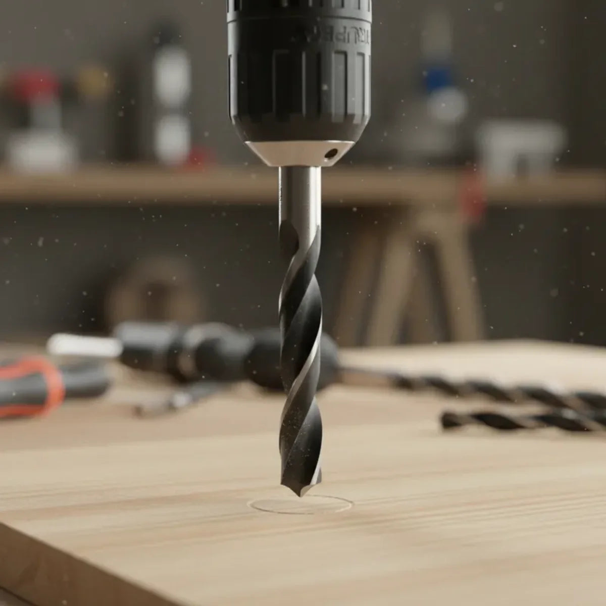 Juego de brocas Truper de 8 piezas para madera con punta centradora de precisión y medidas de 1/8 a 3/8 de pulgada.