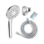 Set de ducha Taumm Swertt de 3 piezas, con flexible de 1.6 metros y acabado cromado.