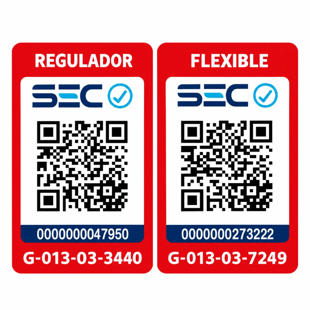 Kit regulador de gas Providus con flexible metálico de 1 metro