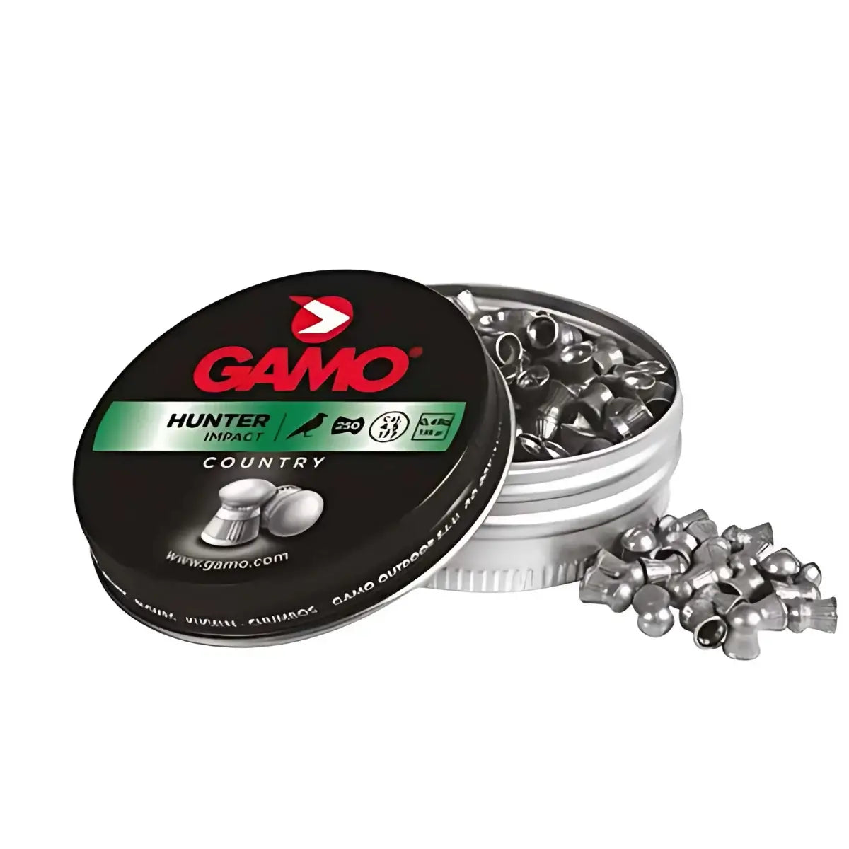 Lata de postones Gamo Hunter 4.5mm 250 unidades para caza menor