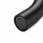 Llave lavacopas TAUMM Notte negro mate de acero inoxidable