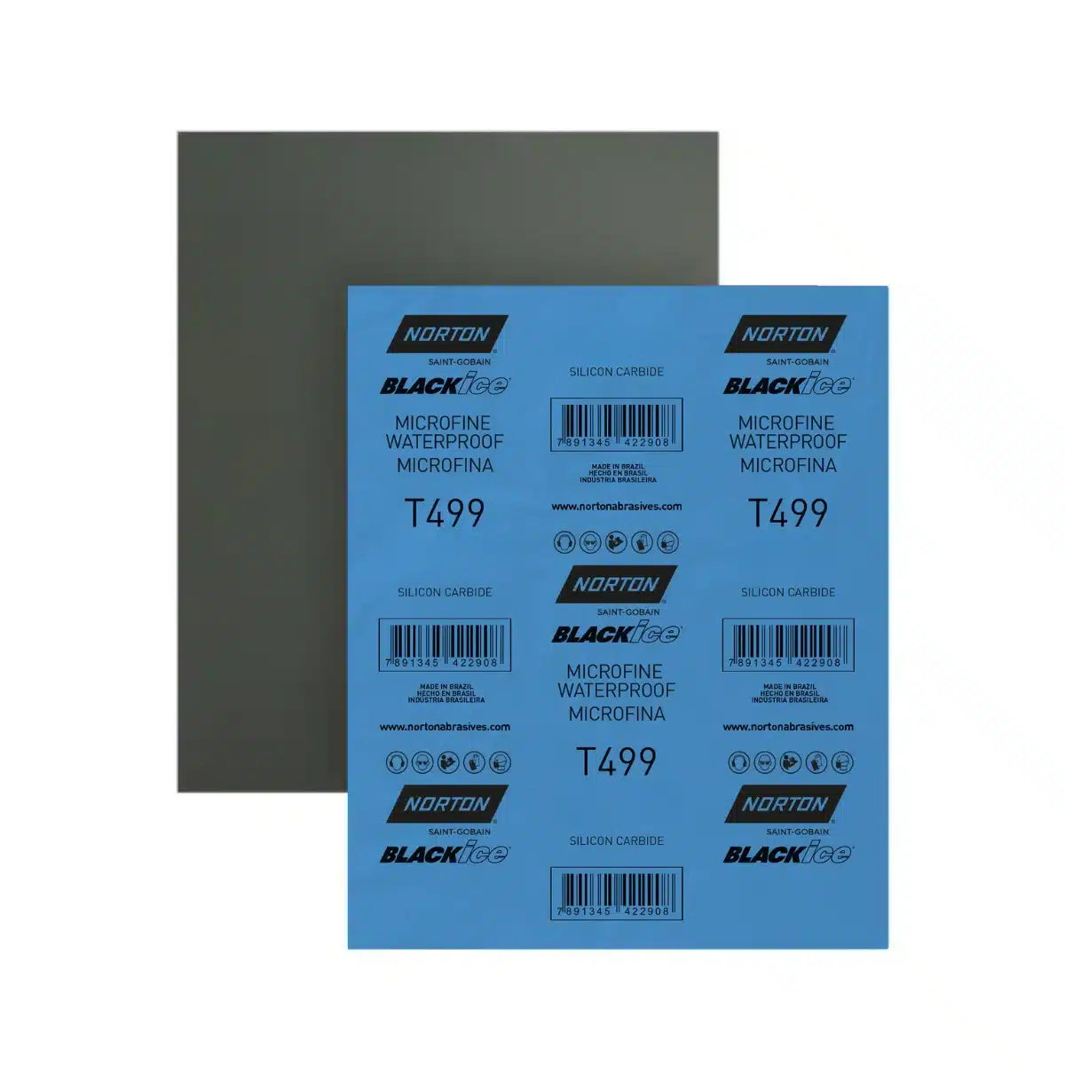 lija al agua Norton Black Ice G2500 lija norton microfina lija al agua automotriz