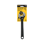 Llave francesa ajustable marca Pretul fabricada en acero al carbono con acabado pavonado resistente a la corrosión, disponible en varias medidas.