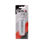 Dado para sensor de oxigeno YATO de 22mm con ranura lateral para remoción e instalación de sensores de oxígeno sin dañar cables.