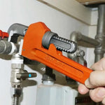 Llave Stilson Rayun disponible en varias medidas hasta 24 pulgadas, ideal para trabajos de fontanería pesada y apertura de tuberías hasta 95mm