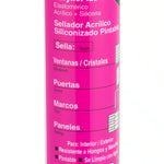 Sellador acrilico, silicona pintable