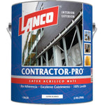 Pintura Lanco Contractor Pro blanco invierno para muros interiores y exteriores.