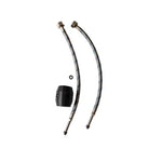 Llave monomando Taumm profesional para lavaplatos con cuello extensible, grifería de cocina de acero inoxidable con función de rociador.