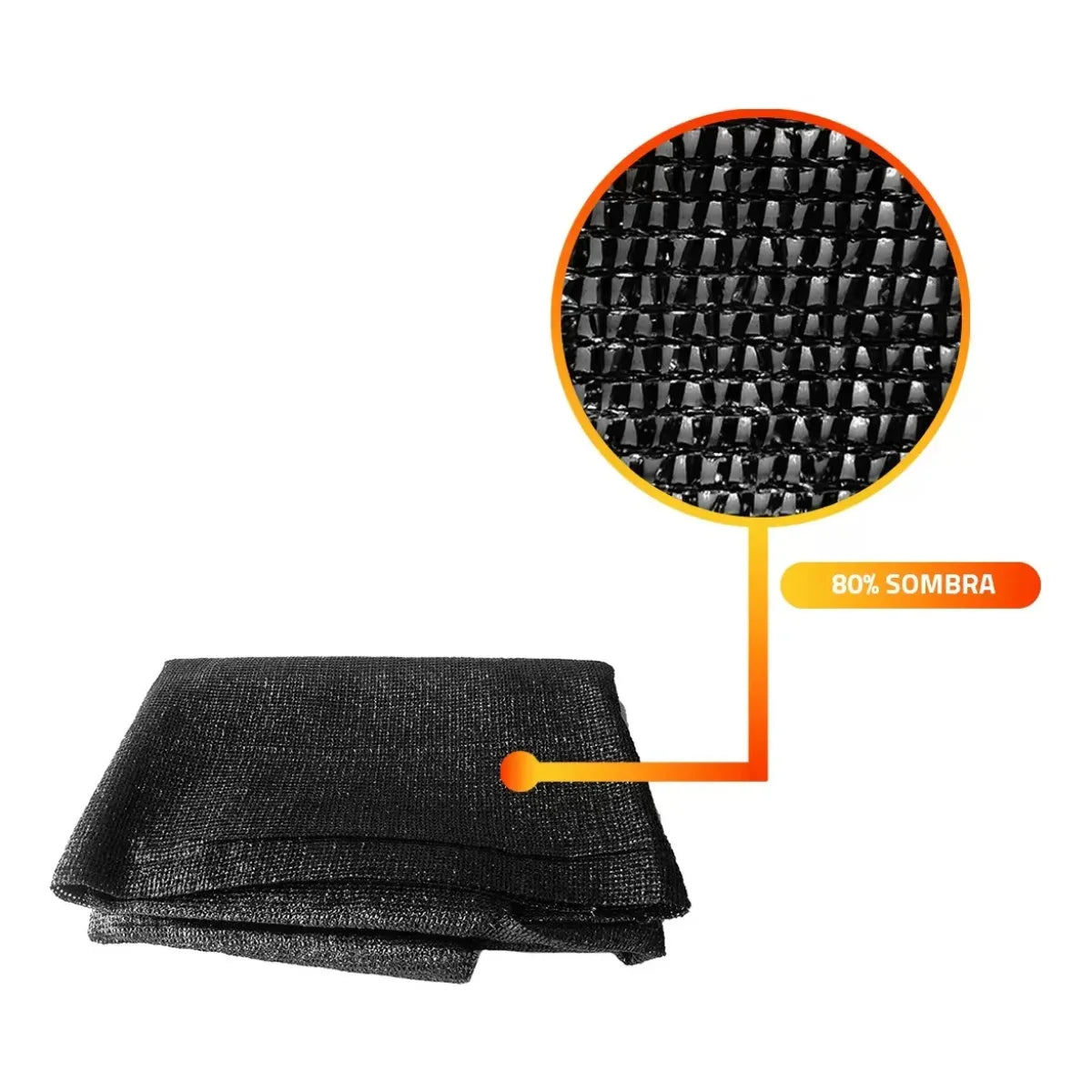 Malla Raschel de 2.1x10 m, fabricado en HDPE, alta resistencia y durabilidad para exteriores, color negro.