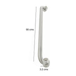 Barra de Seguridad para Baño 90 cm Acero Inoxidable Inoxcrom