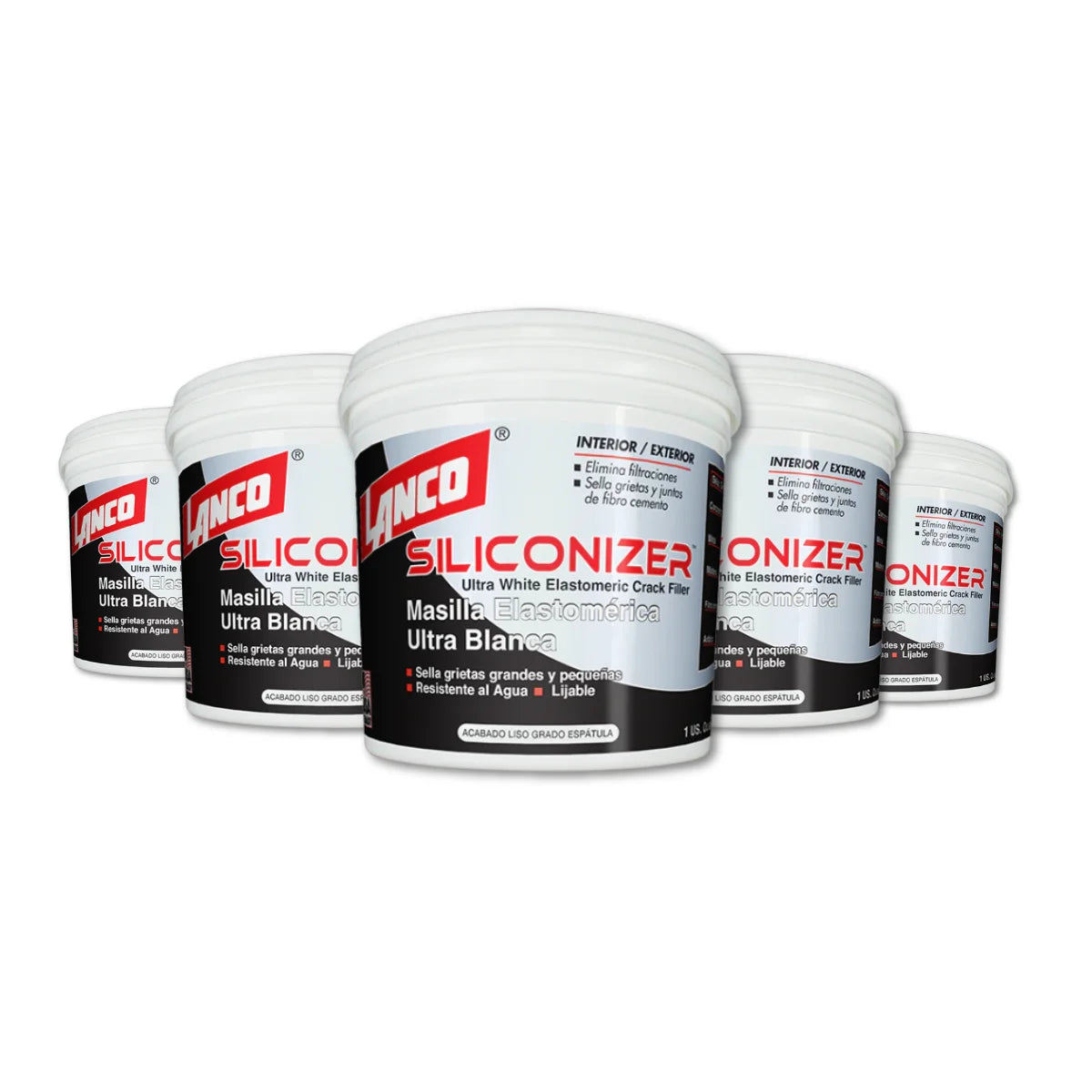 Masilla elastomérica Lanco 1 kg, 100% , resistente a hongos y rayos UV, ideal para juntas de expansión y reparación de grietas.