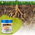Producto químico en formato de 500 gramos para eliminar raíces en alcantarillado y fosas sépticas, seguro para árboles. Destapador de cañerias