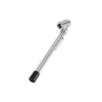 Calibrador de neumáticos marca Truper con doble cabezal para camión y bus, rango 10 a 160 PSI.