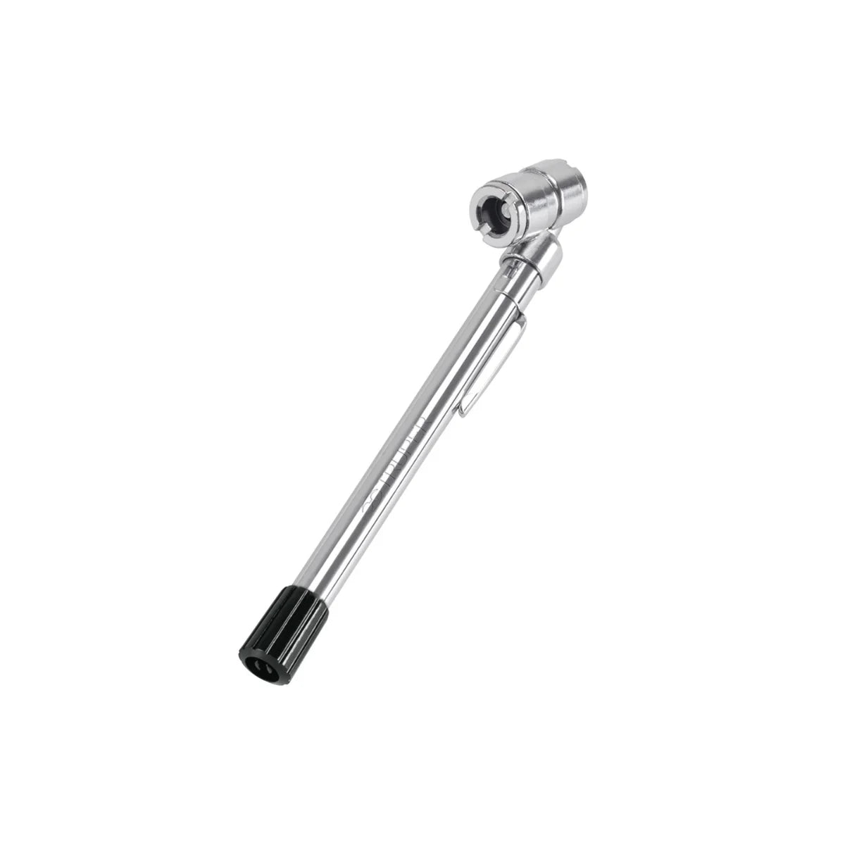 Calibrador de neumáticos marca Truper con doble cabezal para camión y bus, rango 10 a 160 PSI.