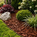 Mulch café decorativo 60 litros 15 kg para jardines y paisajismo