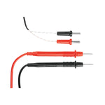 Multímetro digital Truper MUT-202 con gancho para mantenimiento industrial, mide corriente hasta 1000A, True RMS y temperatura.