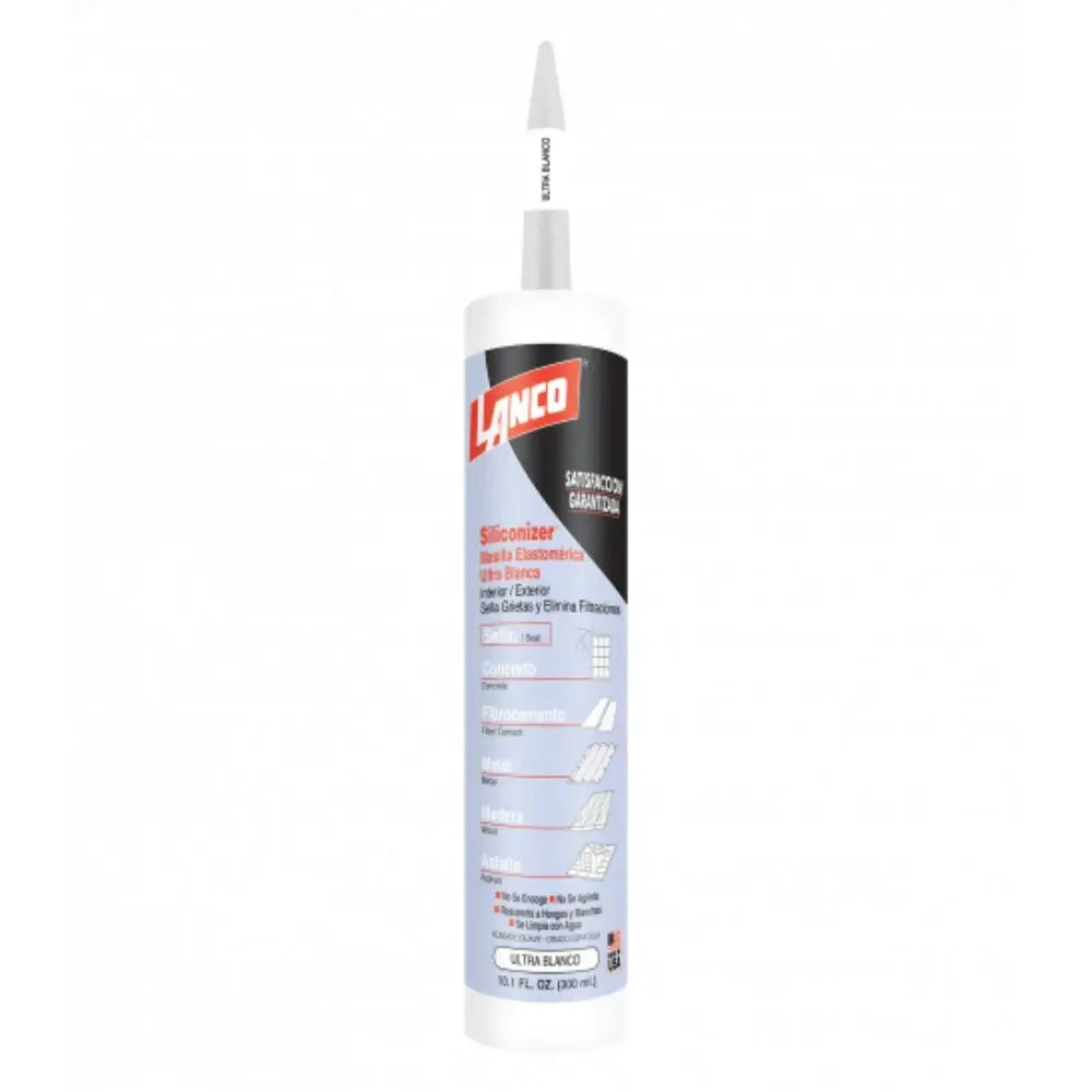 Lanco Masilla Elastomerica Siliconizer (Color Blanco)