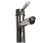 Monomando de lavatorio moderno Taumm cromado, llave de baño de palanca única para control de agua fría y caliente.