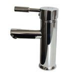 Monomando de lavatorio moderno Taumm cromado, llave de baño de palanca única para control de agua fría y caliente.