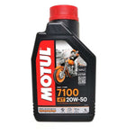 aceite de motor Motul 7100 20W50 totalmente sintético para motos 4T de alta temperatura