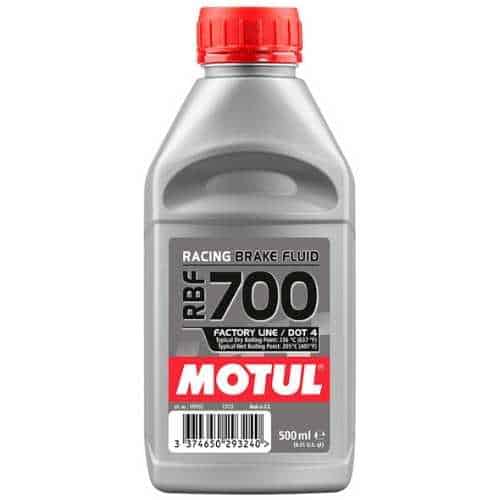 Líquido de frenos Motul RBF-700 FL alta performance.