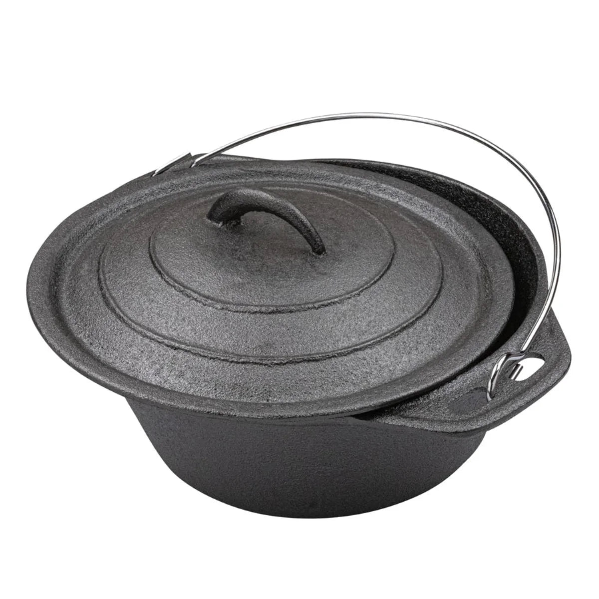 Olla holandesa Grilltech de hierro fundido de 25 cm con tapa