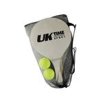 Paletas de playa de madera natural marca UKtime, espesor 11 mm para mayor resistencia, con bolso de transporte incluido.