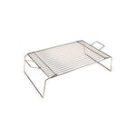 Parrilla camping chica parrilla plegable Grilltech de acero inoxidable cromado