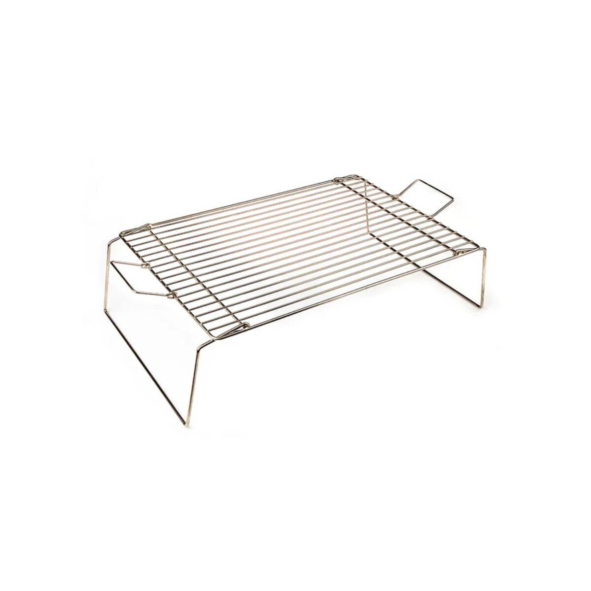 Parrilla camping chica parrilla plegable Grilltech de acero inoxidable cromado