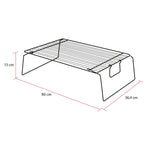 Parrilla de camping grande plegable de acero inoxidable de la marca Grilltech