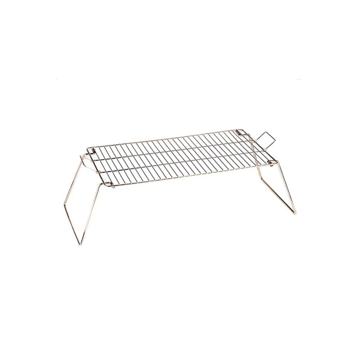 Parrilla de camping grande parrilla plegable de acero inoxidable de la marca Grilltech