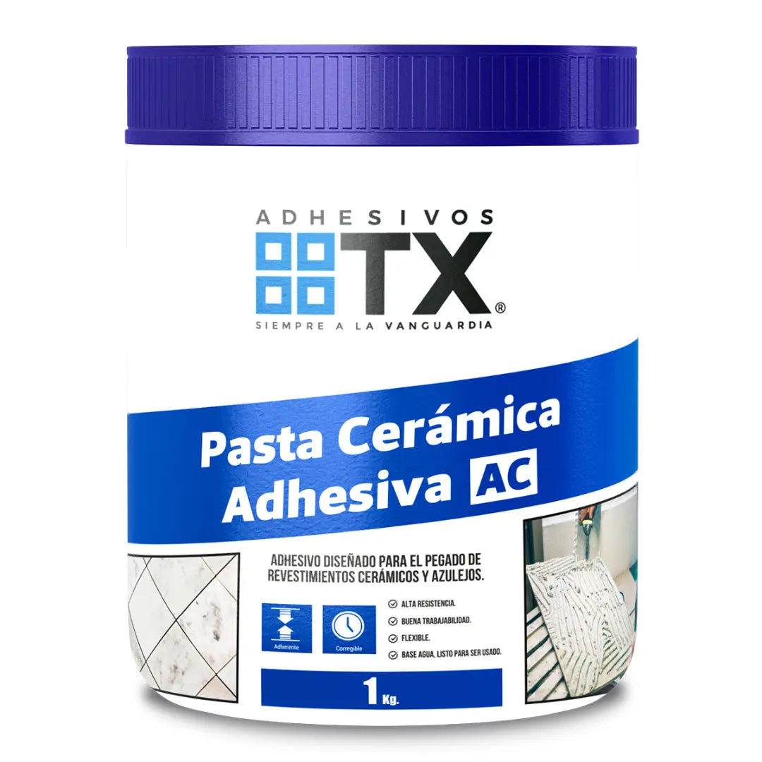 Cubeta de adhesivo en pasta AC TX, listo para usar en la instalación de cerámica y revestimientos