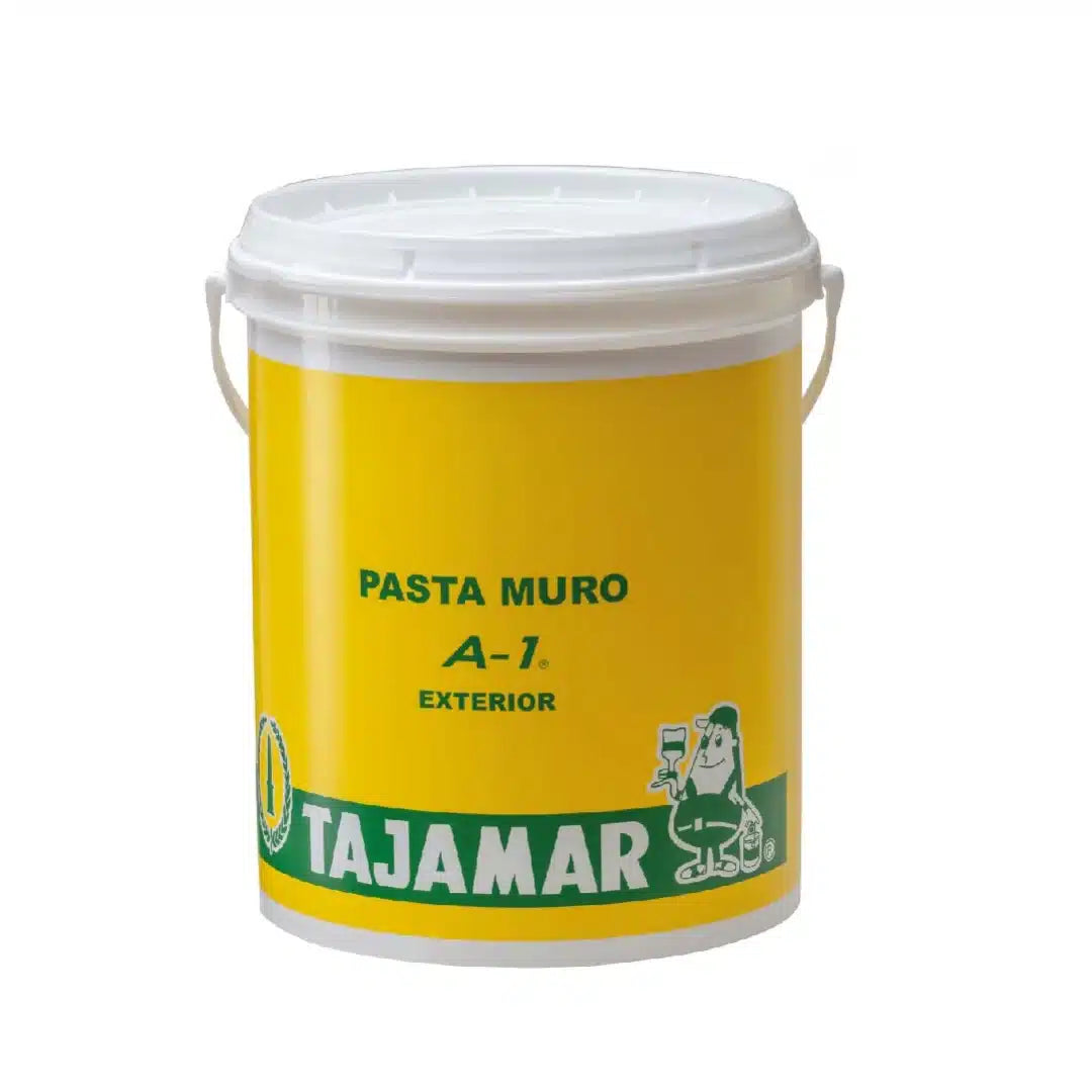 Pasta para muro de exterior revestimiento plástico Tajamar para reparar y nivelar superficies.