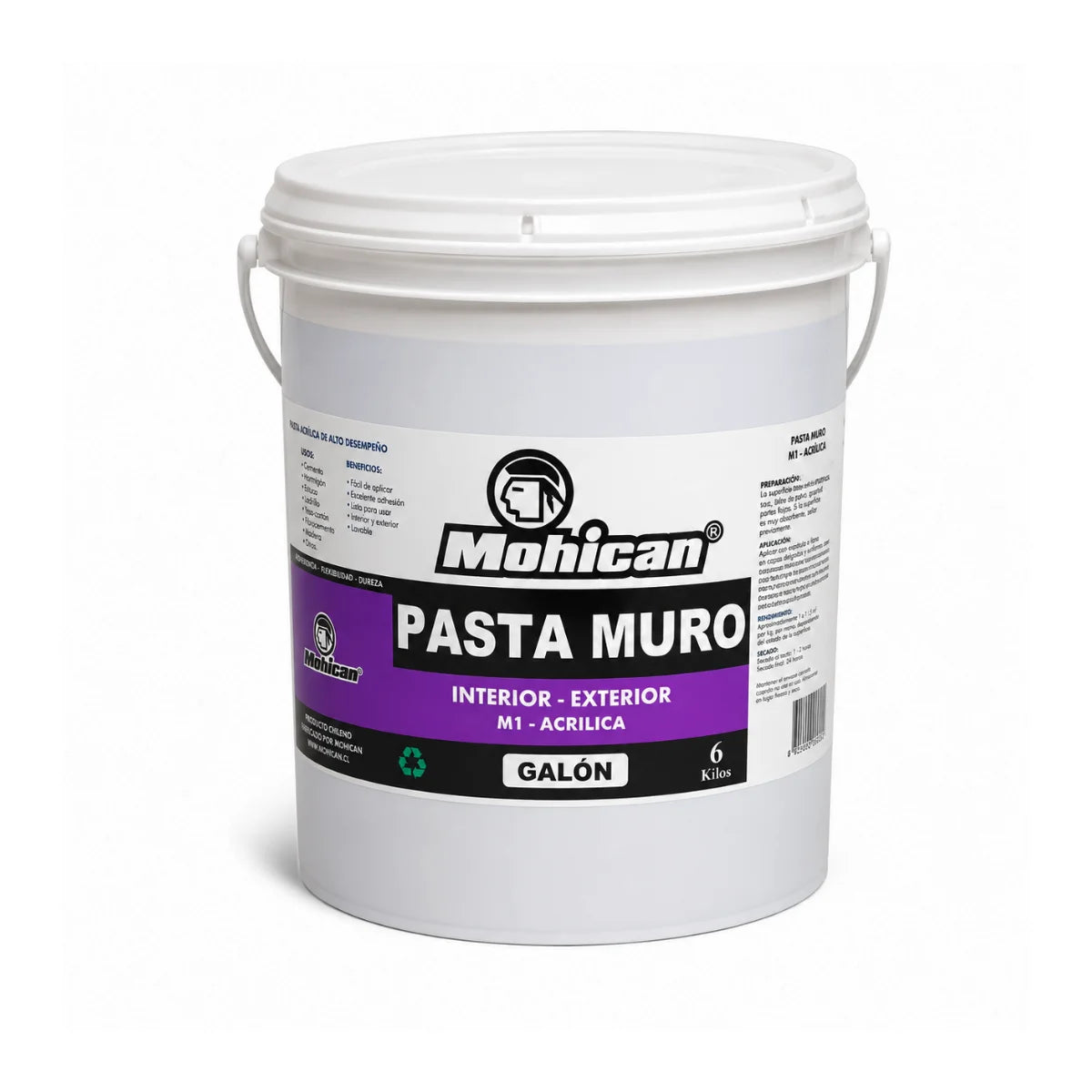 Pasta Muro M-1 acrílica Mohican de 1 galón