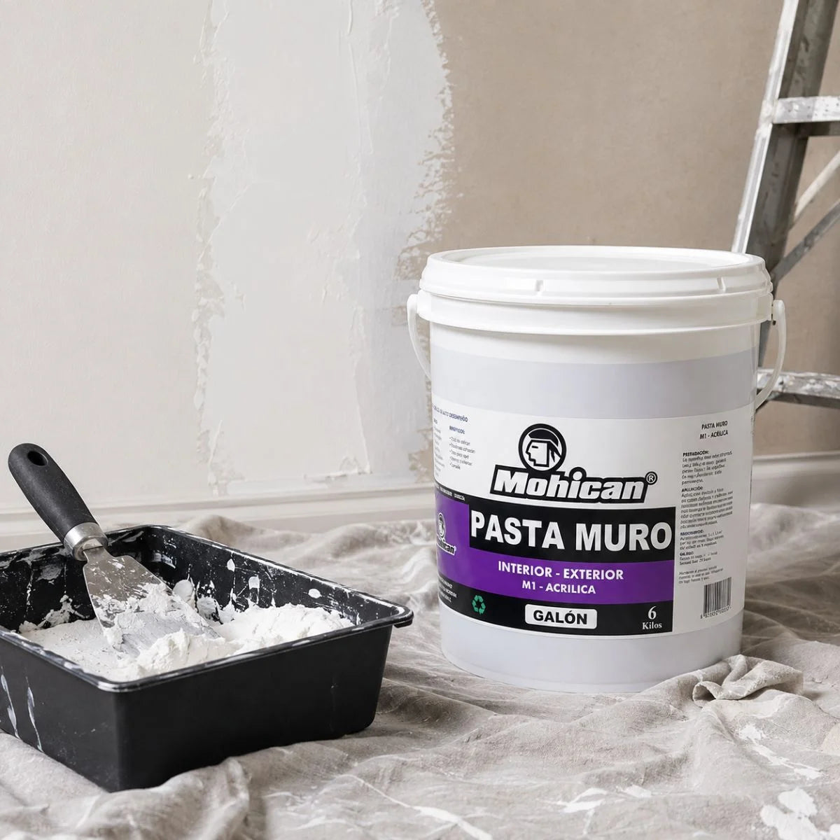 Pasta Muro M-1 acrílica Mohican de 1 galón