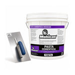 Kit de pasta cementicia Mohican de 25 kg con llana metálica lisa