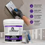 Kit de pasta cementicia Mohican de 25 kg con llana metálica lisa