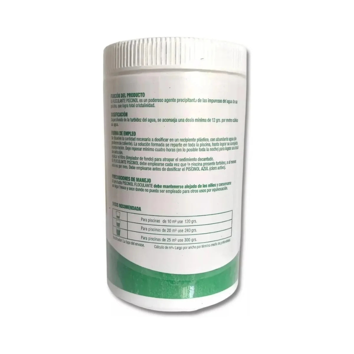 Decantador Floculante PISCINOL 1kg para eliminar turbidez de piscinas